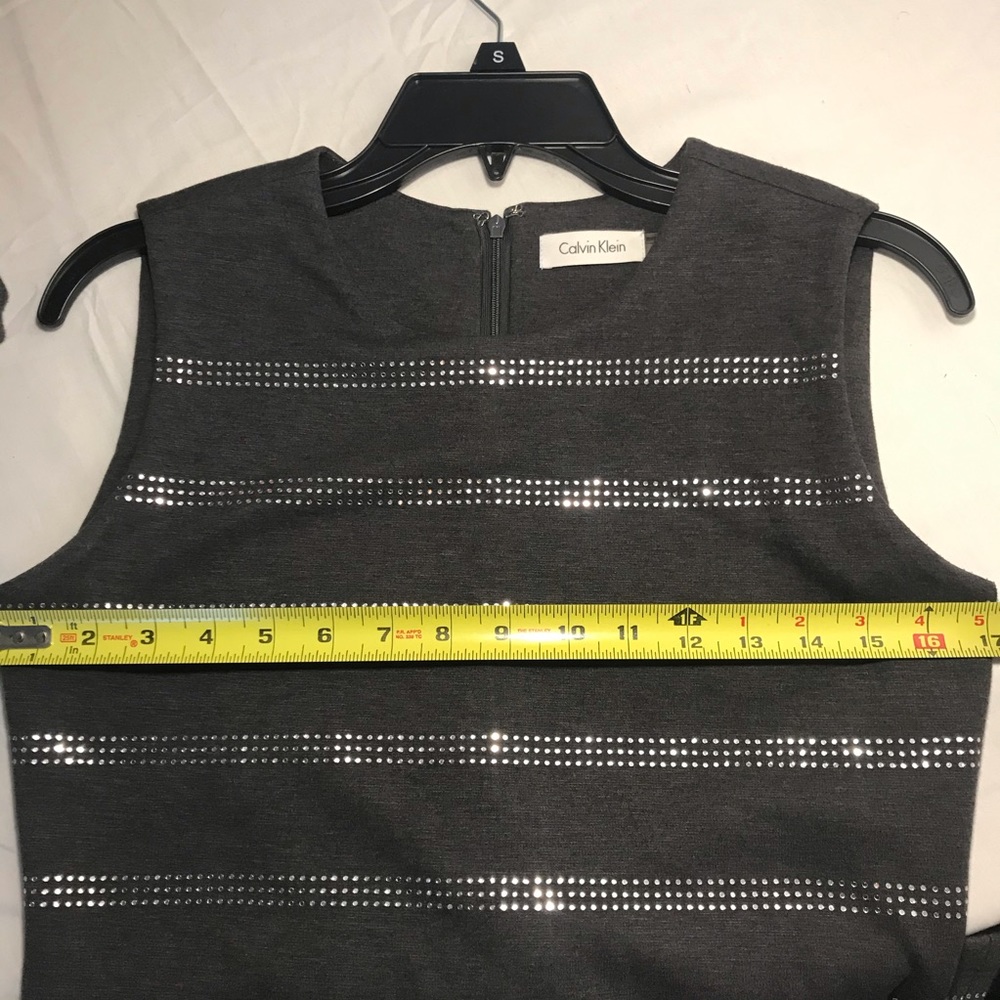 Calvin Klein Rhinestone Dress Size 4 - Picture 5 of 7